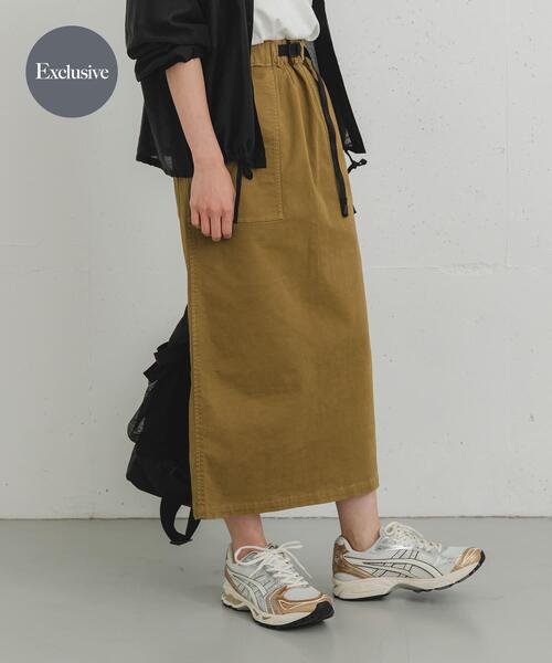 エカル（EKAL）/『別注』GRAMICCI　ストレッチツイルスカート EKAL（エカル） スカート 「別注」GRAMICCI ストレッチツイルスカート