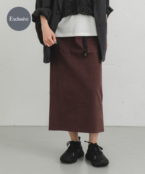 EKAL（エカル） スカート 「別注」GRAMICCI ストレッチツイルスカート