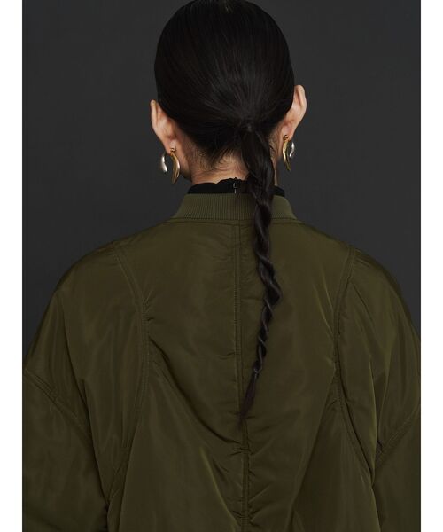 UN3D.（アンスリード） MA-1 HALF-ZIP TOP / MA-1ハーフジップトップ