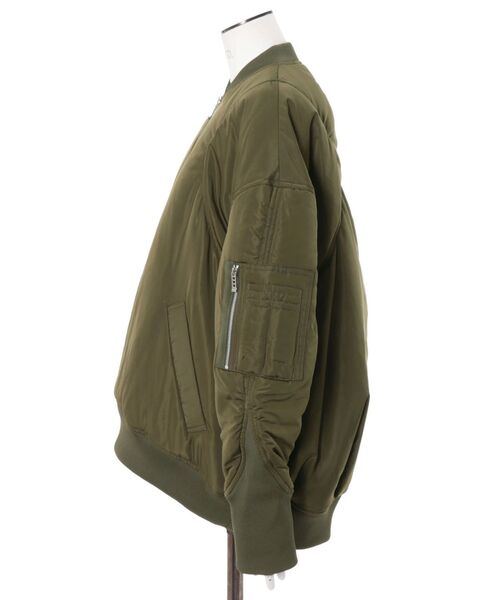 UN3D.（アンスリード） MA-1 HALF-ZIP TOP「セットアップ着用可能