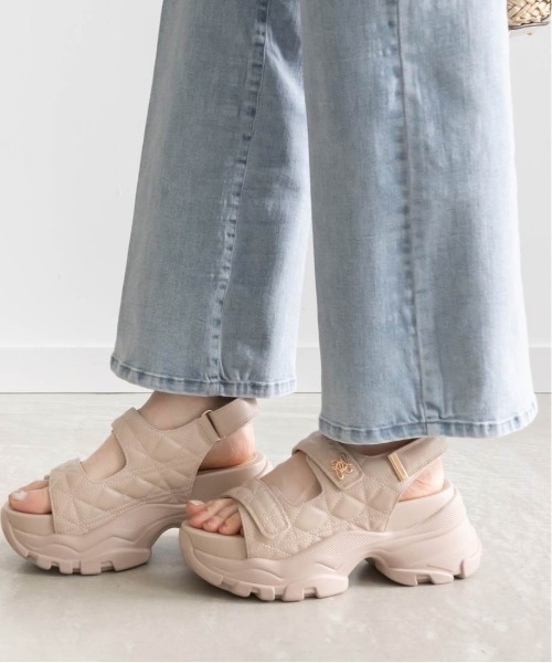 「RANDA」 ヒールサンダル L クリーム レディース_画像5