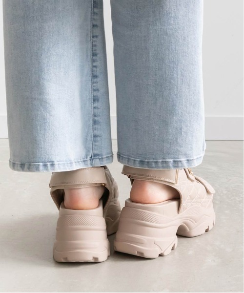 「RANDA」 ヒールサンダル L クリーム レディース_画像6