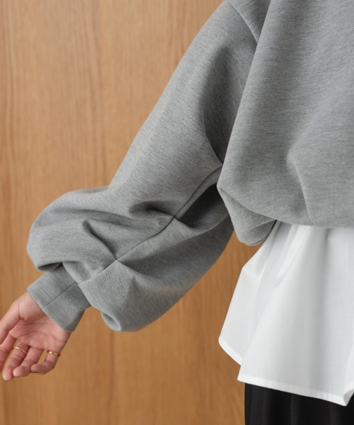 hinari（ヒナリ） トレーナー スウェット ボンディングショート