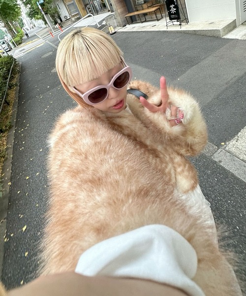 Alley Tokyo ブルゾン アウター ふわっふわの鹿柄ブルゾン レディース