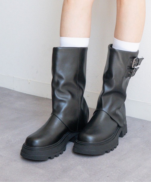 ブーツ エンジニアカバーブーツ レディース : ZOZOTOWN Yahoo!店