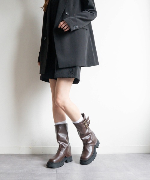 ブーツ エンジニアカバーブーツ レディース : ZOZOTOWN Yahoo!店