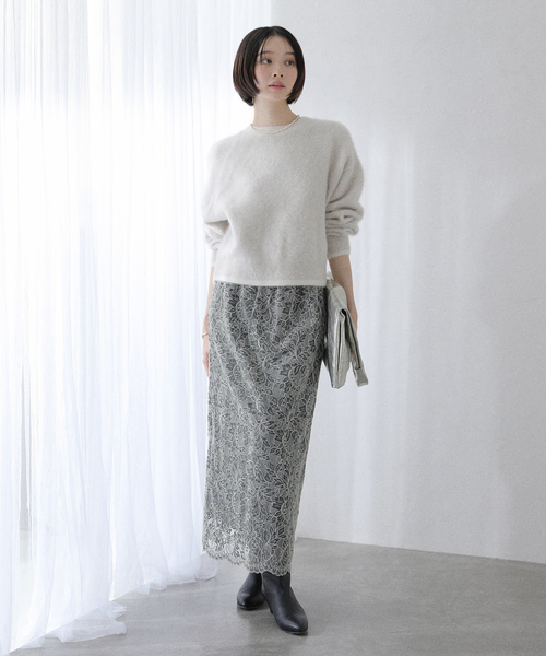 La TOTALITE（ラ トータリテ） スカート 「WEB限定」マキシレース