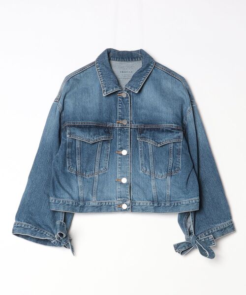 【新品】FRAY I.D コラボ THE TIBBYデニムジャケット MIX F 新品】FRAY I.D コラボ THE TIBBYデニムジャケット BLK F - メルカリ