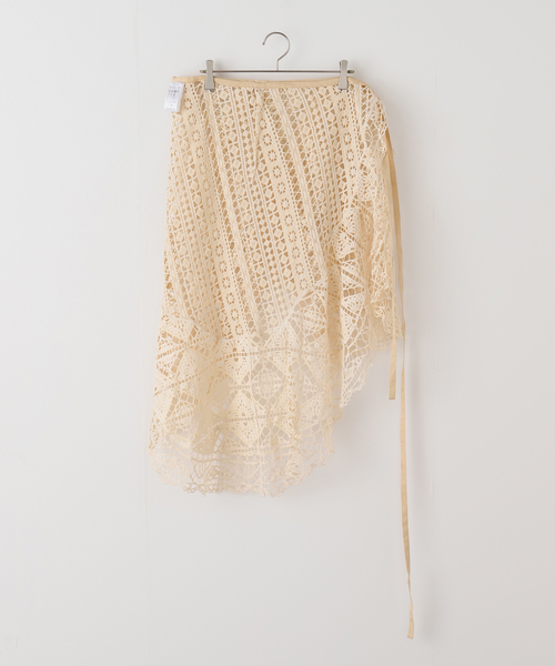IENA LA BOUCLE（イエナラブークル） スカート アシメレースラップ