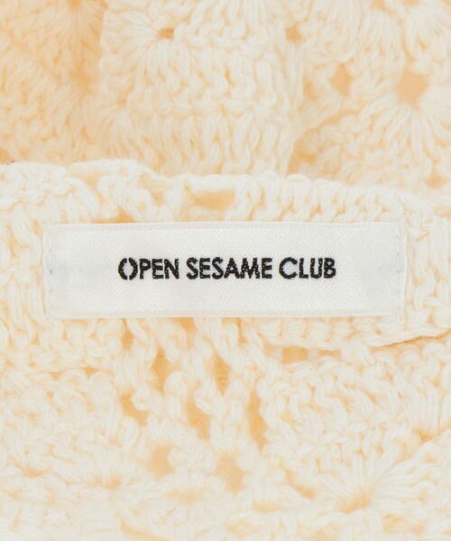 open sesame club ボンネット グレー OPEN SESAME CLUB（オープンセサミクラブ） 帽子 ハット 「OPEN SESAME