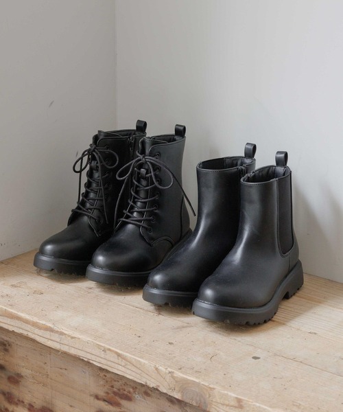 【未使用級】camper（39）サイドゴアブーツ　黒　レザー Active TRAVEL SHOES by chausser | サイドゴアブーツ - Daja