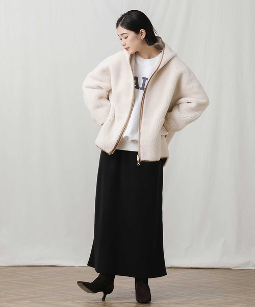 「Gready Brilliant」 ブルゾン FREE チャコールグレー レディース_画像2