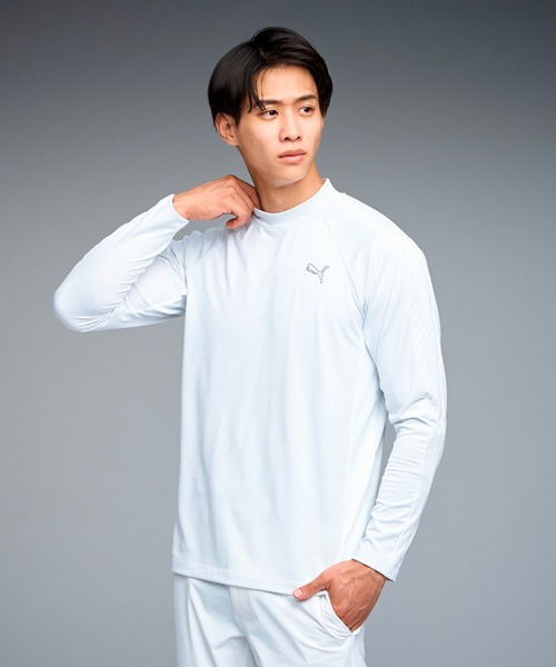 PUMA（プーマ） tシャツ メンズ ゴルフ シャドウキャット ハイネック