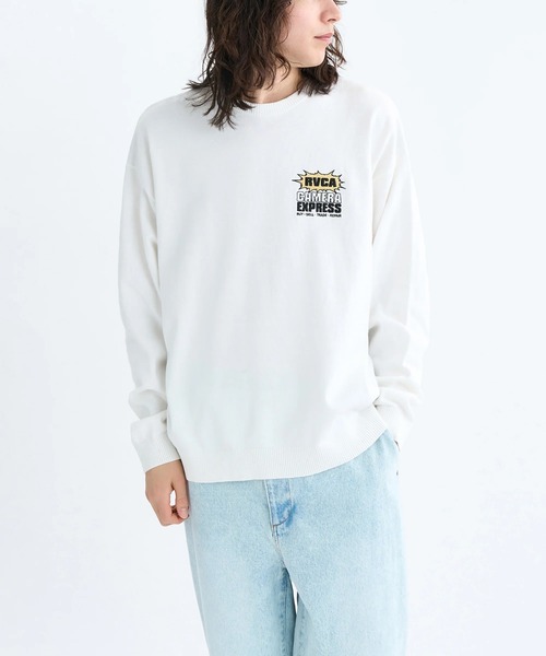 RVCA（ルーカ） セーター ニット メンズ CAMERA EXPRESS KNIT セーター 