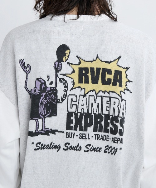 RVCA（ルーカ） セーター ニット メンズ CAMERA EXPRESS KNIT セーター 