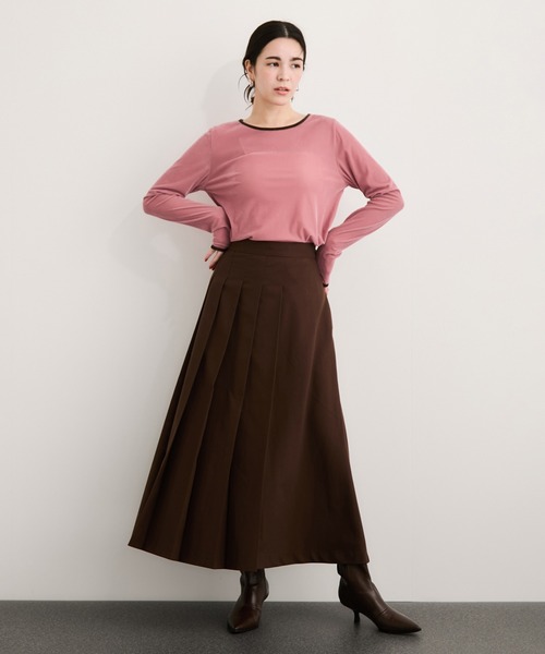 LE CERCLE par rope' tシャツ シアーベロアパイピングプルオーバー
