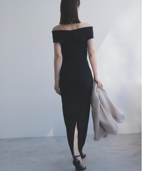 anuans（アニュアンス） ノースリーブワンピース SMALL ブラック