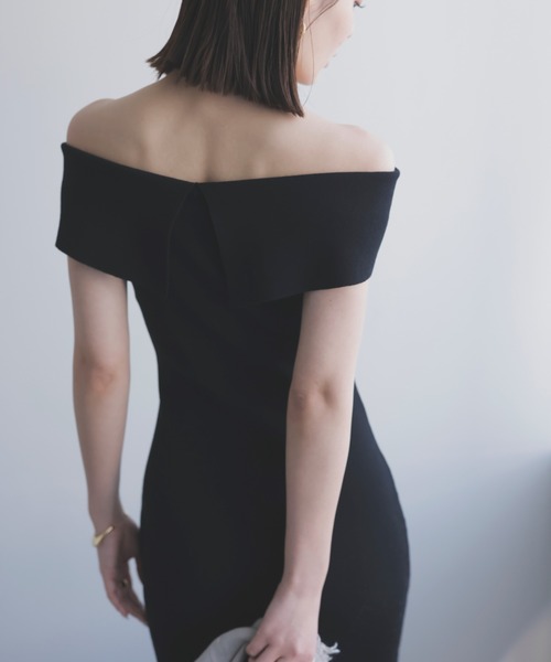 anuans（アニュアンス） ノースリーブワンピース SMALL ブラック