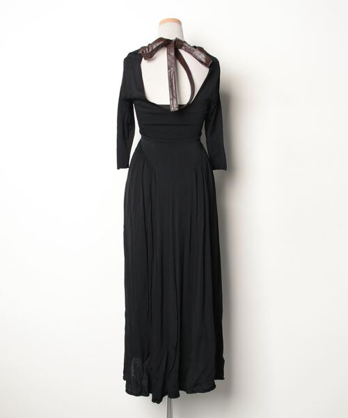 「SNIDEL」 半袖ワンピース 0 ブラック レディース_画像2