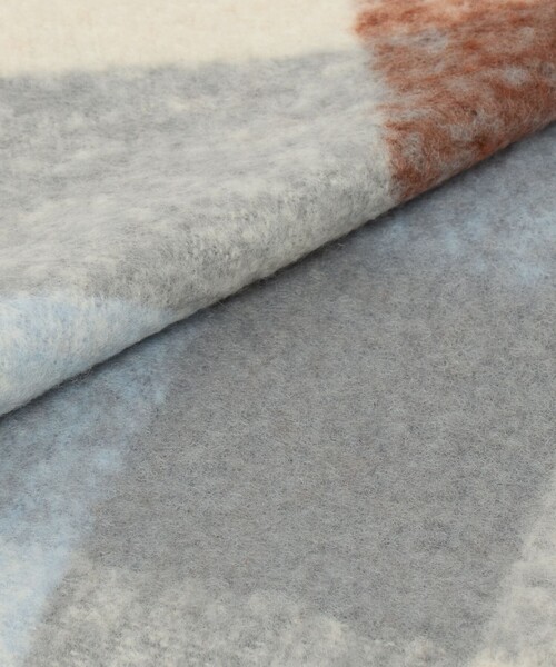 BEAUTY＆YOUTH UNITED ARROWS マフラー ブラッシュド ブロックチェック