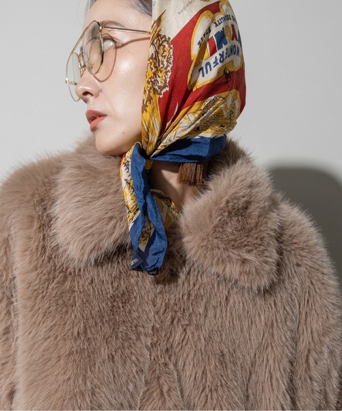 美品 　リズリサ　ラビットファー　ショートコート　ジャケット　 ミックス　茶系 アウター ｜ LIZ LISA（リズリサ）公式通販 ｜ Tokyo Kawaii Life