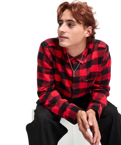 VOLCOM（ボルコム） シャツ VOLCOM CADEN PLAID LS/ボルコムチェック