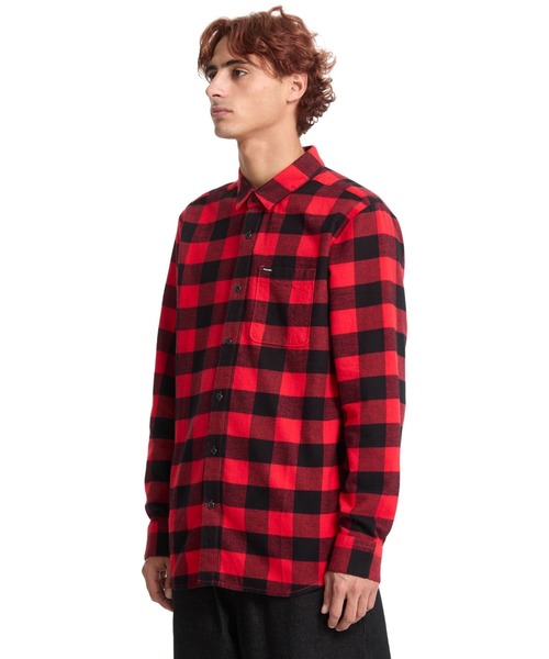 VOLCOM シャツ チェック ダウン L VOLCOM（ボルコム） ヴォルコム シャツ ジャケット チェック 長袖