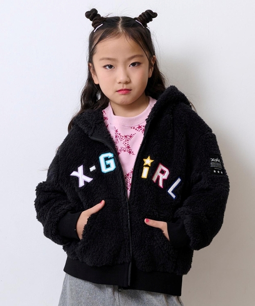 X-girl Stages（エックスガールステージス） パーカー 「TBSドラマ