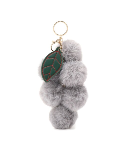 SHOO・LA・RUE（シューラルー） チャーム フェイクファーブドウ