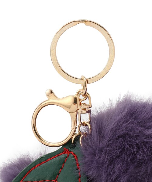 SHOO・LA・RUE（シューラルー） チャーム フェイクファーブドウ