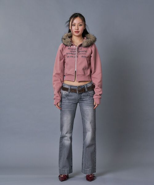 SEQUENZE パーカー 「sqnz（エスキュンズ）」sqnz fur zip pk