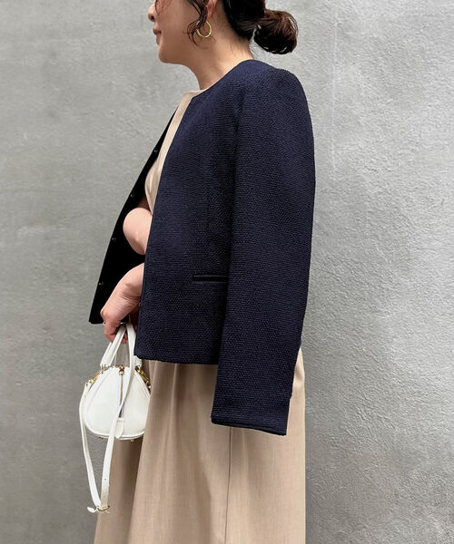 NOLLEY'S（ノーリーズ） ツイードジャケット 36 ネイビー レディース