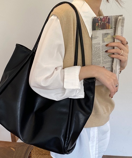 「NANEA」 トートバッグ フリー ブラック レディース_画像2