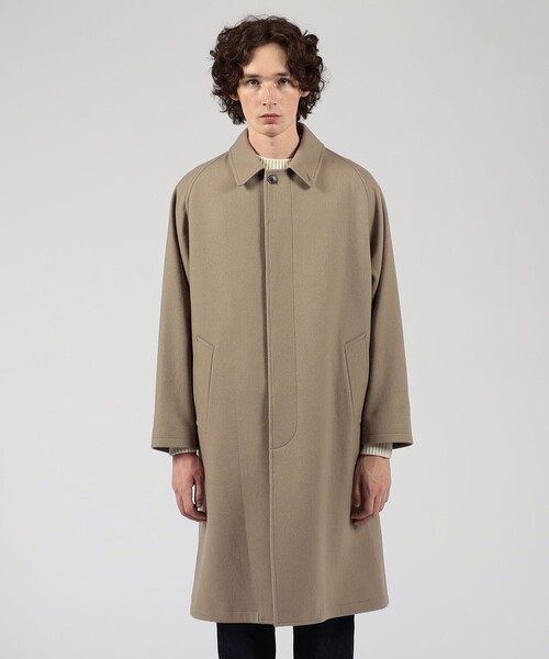 TOMORROWLAND ステンカラーコート ベージュ TOMORROWLAND（トゥモローランド） ステンカラーコート コート ウール