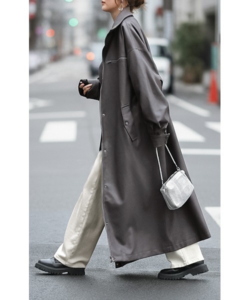 HUG.U（ハグユー） ジャケット テーラードジャケット フェイクレザー