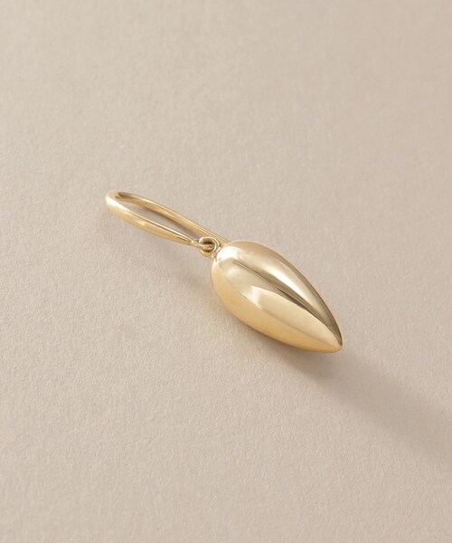 COCOSHNIK（ココシュニック） ピアス K10中空ドロップシェイプ フック