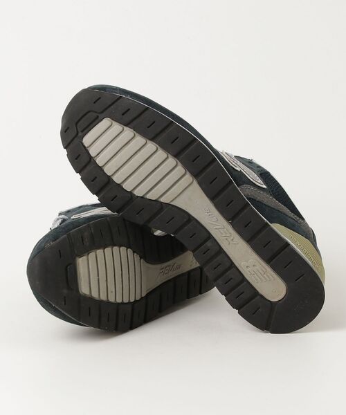 「New Balance」 ローカットスニーカー 24cm ネイビー レディース_画像3