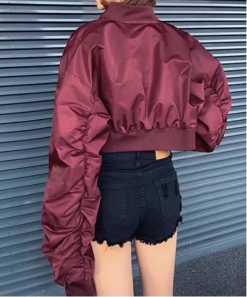 「Burner」 ブルゾン FREE ブラック レディース_画像9