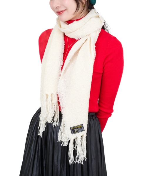 未使用 AURALEE オーラリー ウールマフラー ストール アイボリー 日本製 アウトレット ショップファッション - 未使用 AURALEE オーラリー