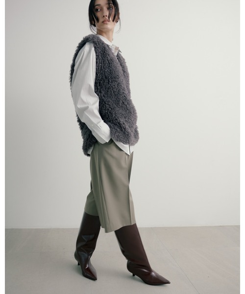 「MIESROHE」 ハーフパンツ 0 ブラック レディース_画像3