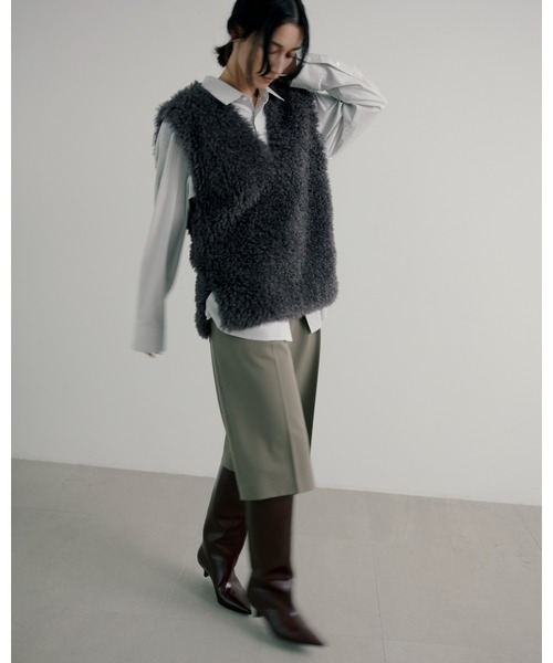 「MIESROHE」 ハーフパンツ 0 ブラック レディース_画像6