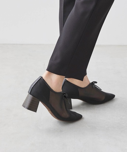 「menue」 パンプス 39 グレイッシュベージュ レディース_画像4