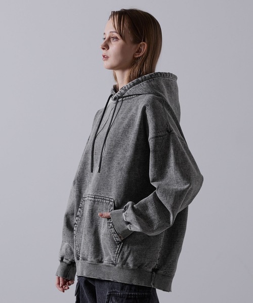 「CLEL」 プルオーバーパーカー L ブラウン メンズ_画像5