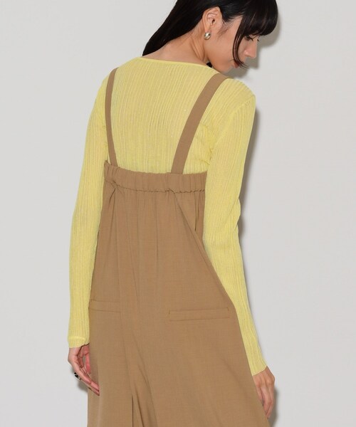 「GALLEST」 長袖ニット 38 グレー レディース_画像7