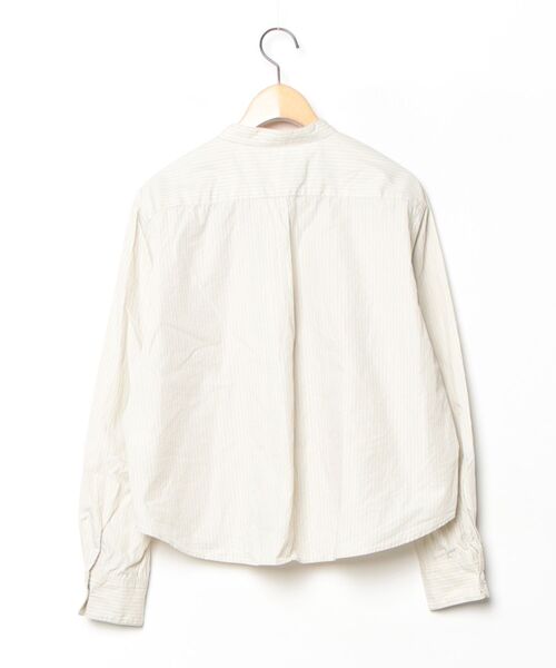 「MidiUmi」 ストライプ柄長袖ブラウス - イエロー レディース_画像2