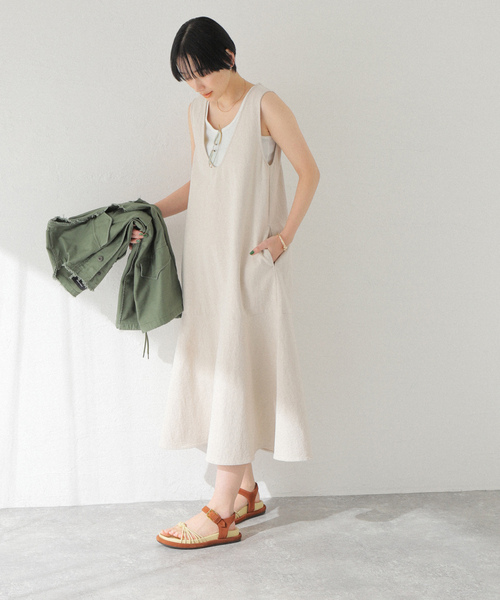 「JOINT WORKS」 「COMMRE」サロペットスカート FREE アイボリー レディース_画像6