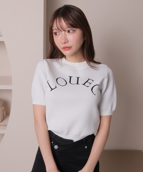 「LIPSERVICE」 半袖ニット FREE ホワイト レディース_画像4