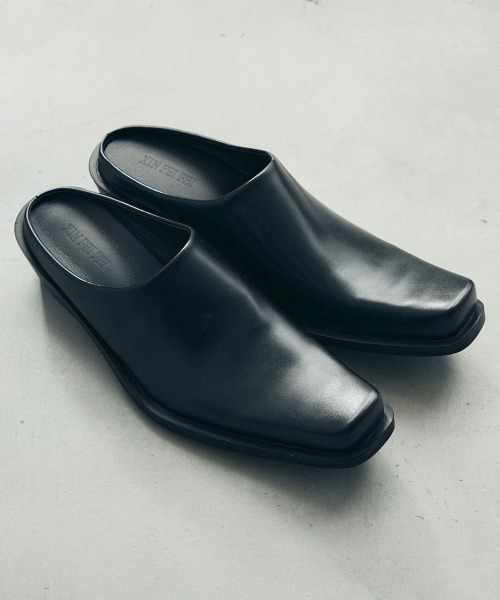 「Shoowtime」 シューズ 25.0cm ブラック メンズ_画像3