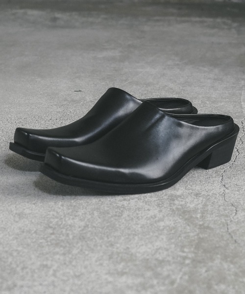 「Shoowtime」 シューズ 25.0cm ブラック メンズ_画像4