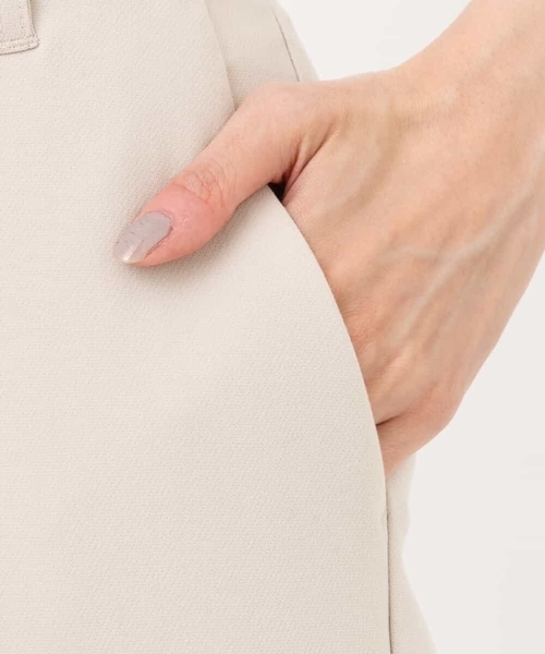 「OFUON le MK」 パンツ 36 アイボリー レディース_画像4